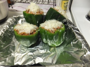 Tempeh Stuffed Peppers