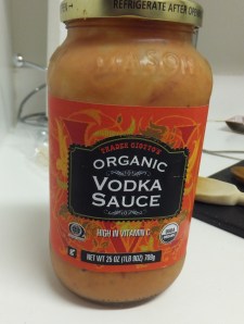 Trader Joe's organic vodka sauce